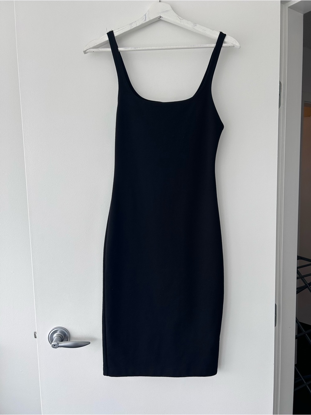Zara Black Sleeveless Bodycon Dress